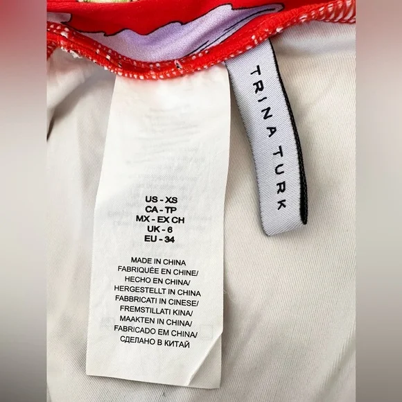 Trina Turk Shangri La long sleeve Paddle Suit - Picture 2 of 6